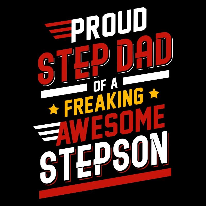Fier étape papa d'un étonnant Stepson Awesome