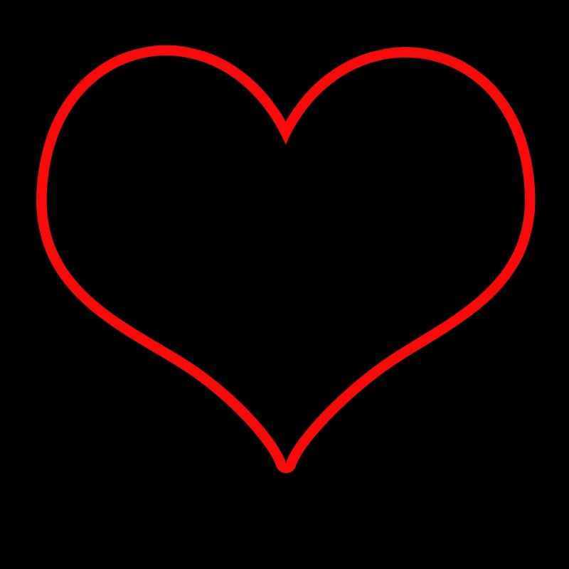 transparent red heart