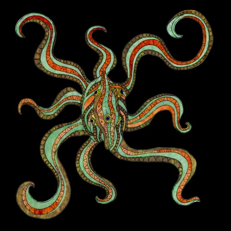 Abstract octopus