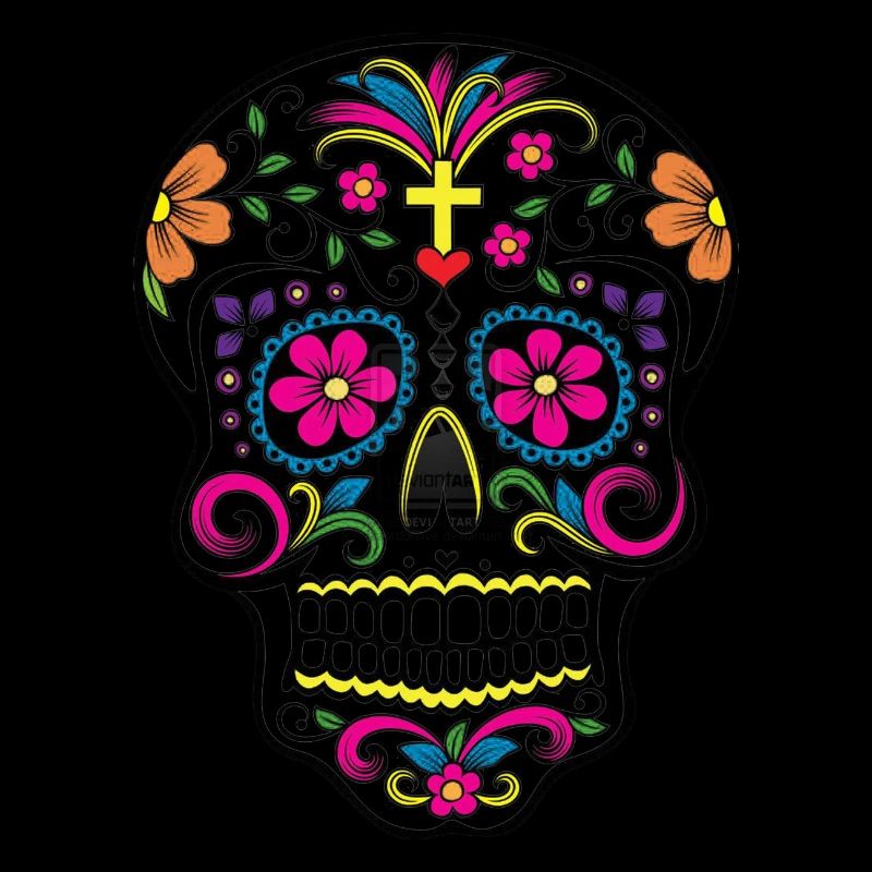 Dia de los Muertos skull