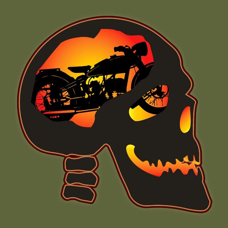 Biker Skull