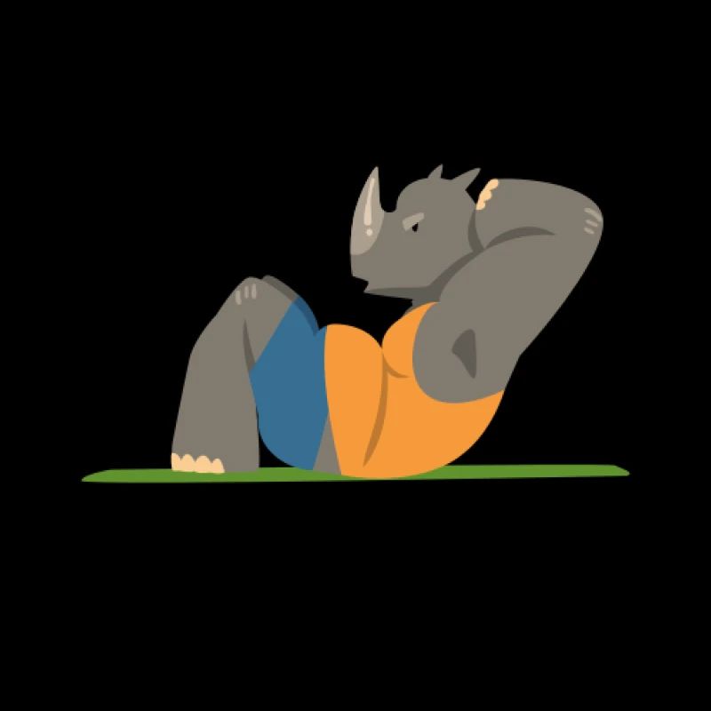 Training rhinoceros.