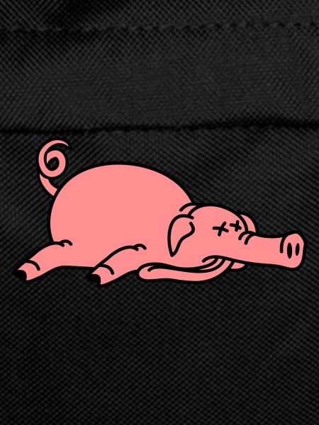 Totes Schwein am Boden
