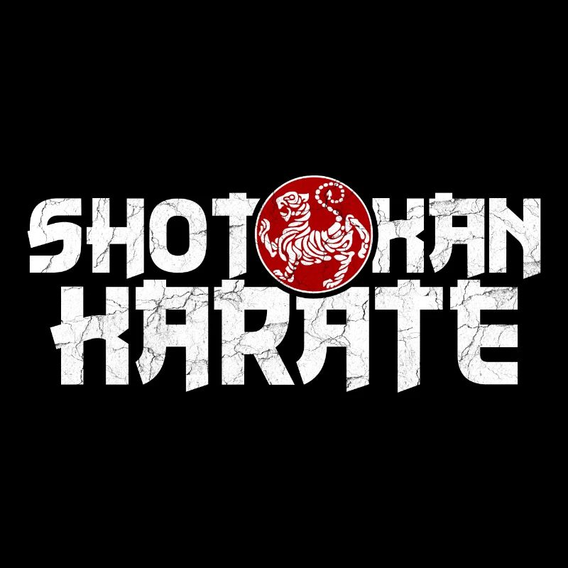 Shotokan Tiger design avec le soleil levant