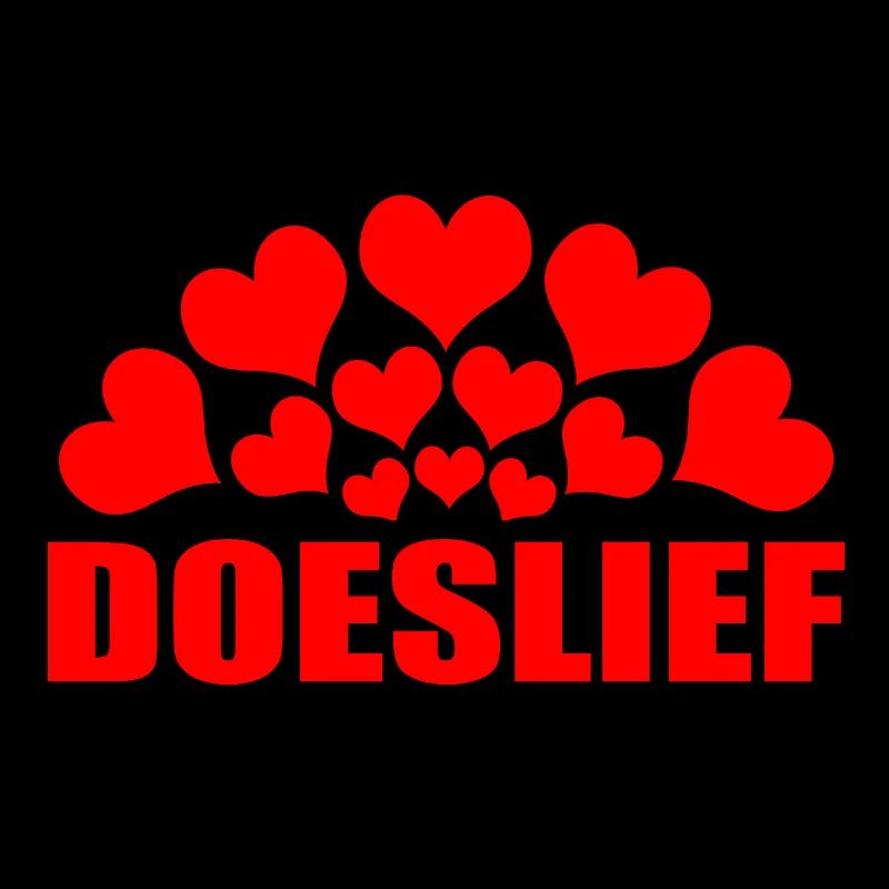 doeslief red hearts - hearts apart