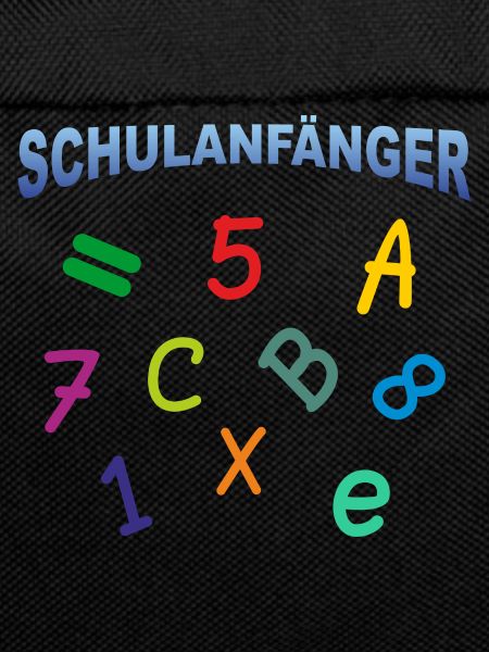 Schulanfänger - Zahlen Buchstaben