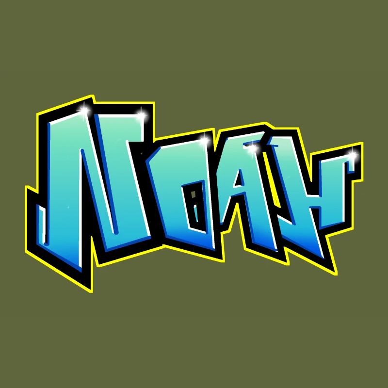 NOAH druckbare Graffiti