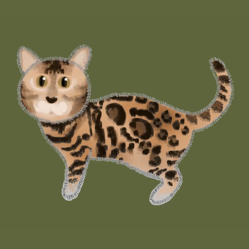 Idée de chat du Bengale