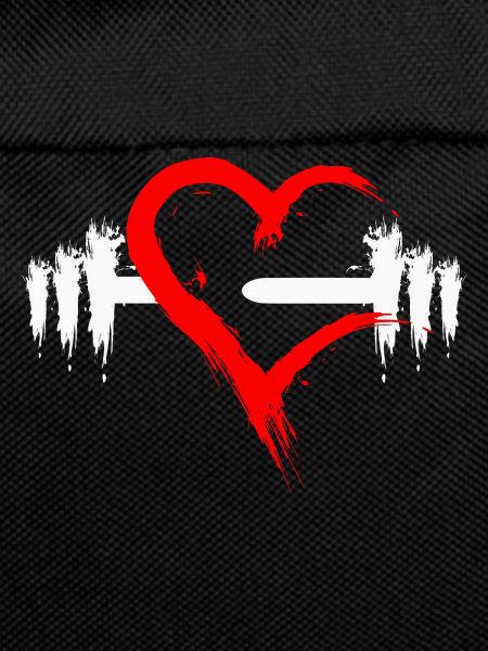 Dumbbell with heart