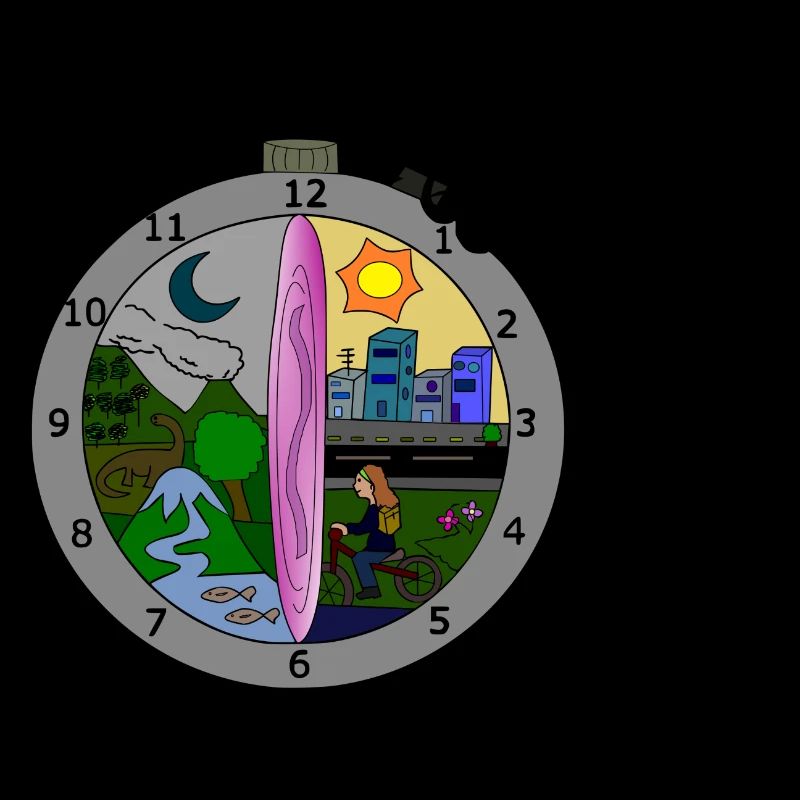 Zeitreise Uhr