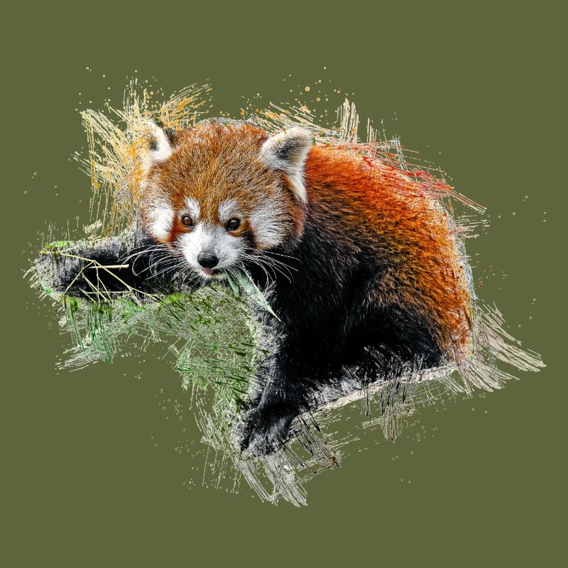 Red panda bear