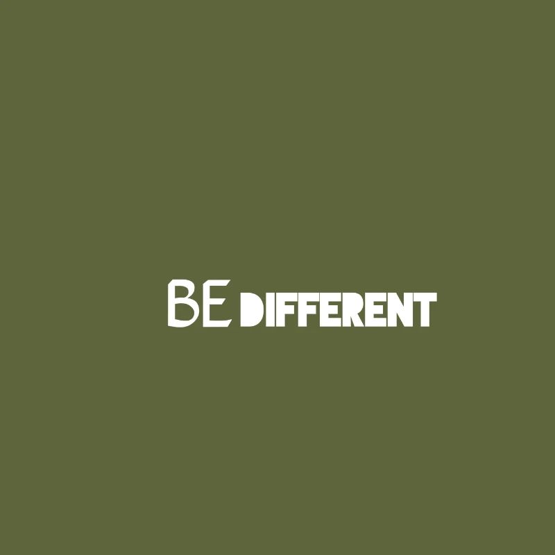 Be different