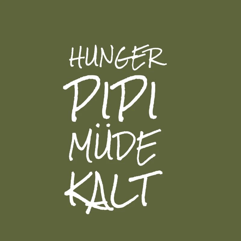 Hunger, Pee, Tired, Cold