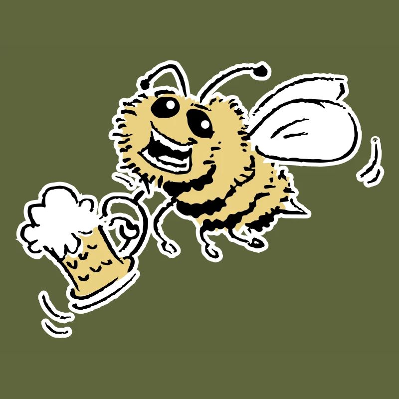 Bee with beer