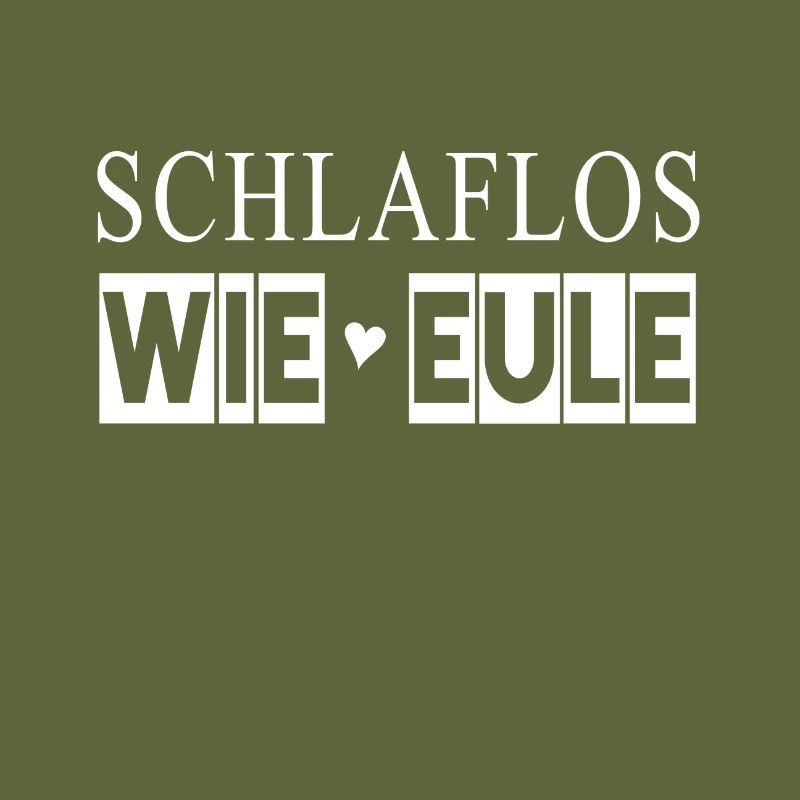 schlaflos Eule Nachteule