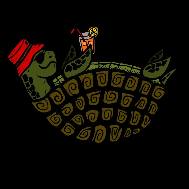 Chill toad - turtle chilling