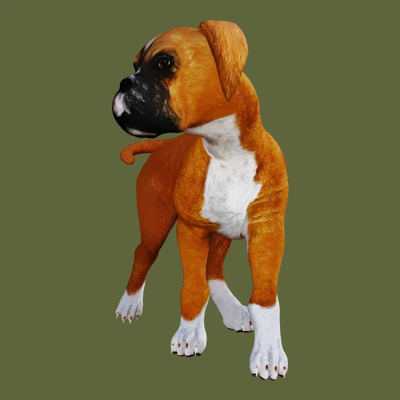Chien chiot boxer
