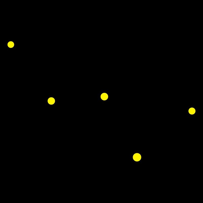 Star constellation Cassiopeia