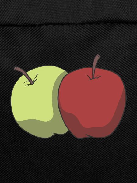 Red and green apple