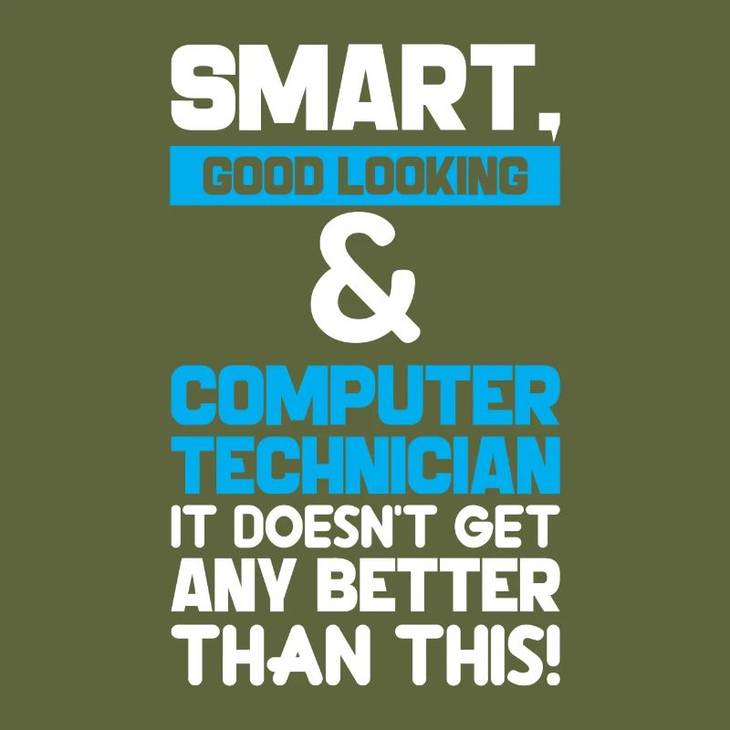 Smart Good Looking Computer Technician