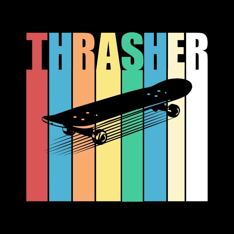 Trasher, skateboarding, skateboard, skater