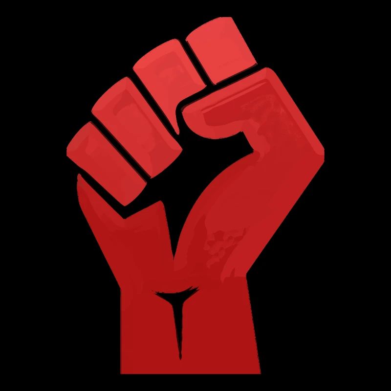 Fist red