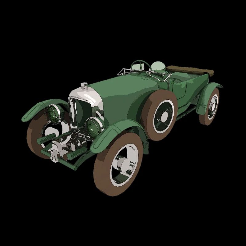 Schöner Oldtimer, Auto, KFZ