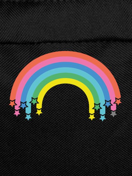 Rainbow with stars