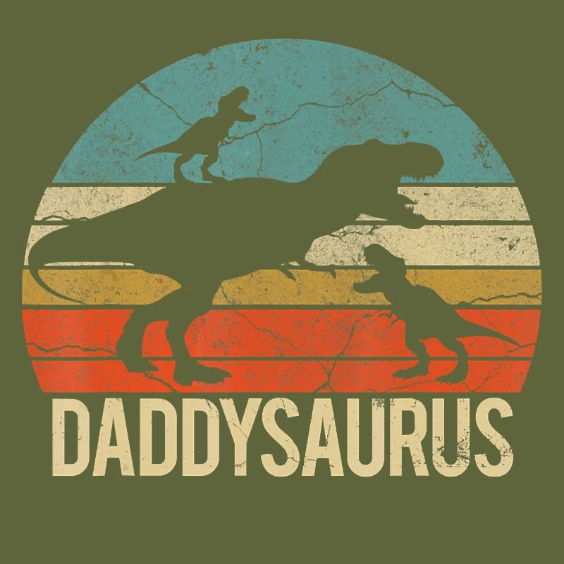 Daddy Dinosaur Daddysaurus 2 Deux enfants noël