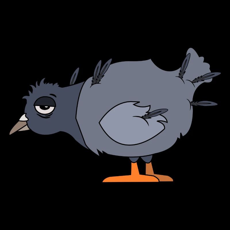 Tired pigeon