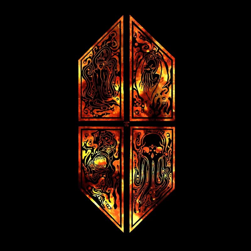 Cthulhu ornament fire