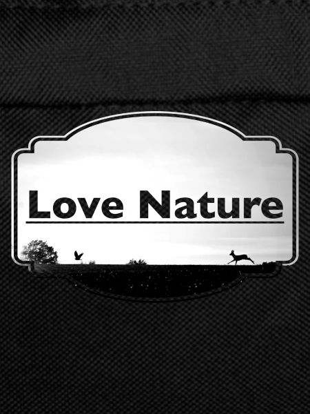 Love Nature black and white