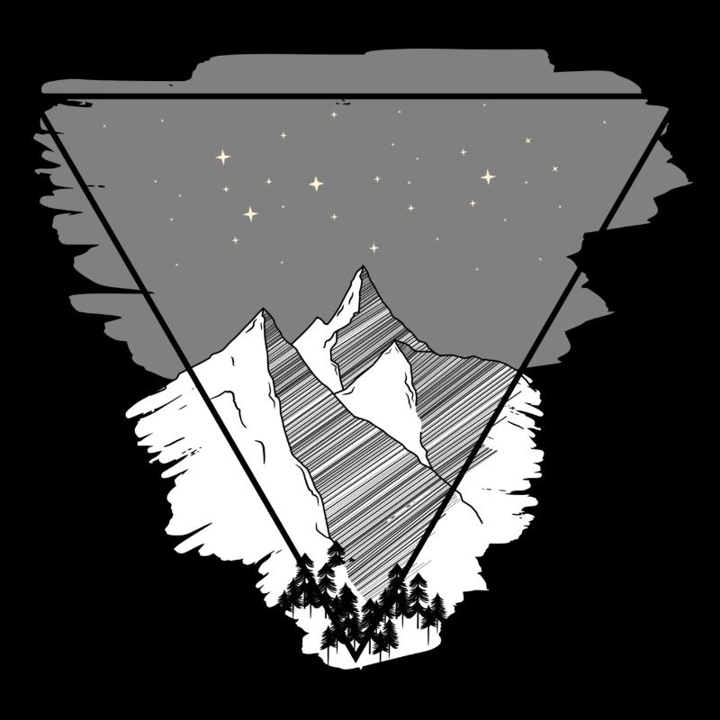 Mountains Triangle Snow