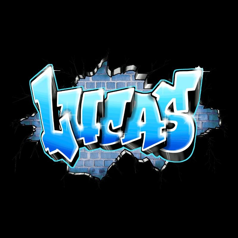 Lucas Graffiti Name