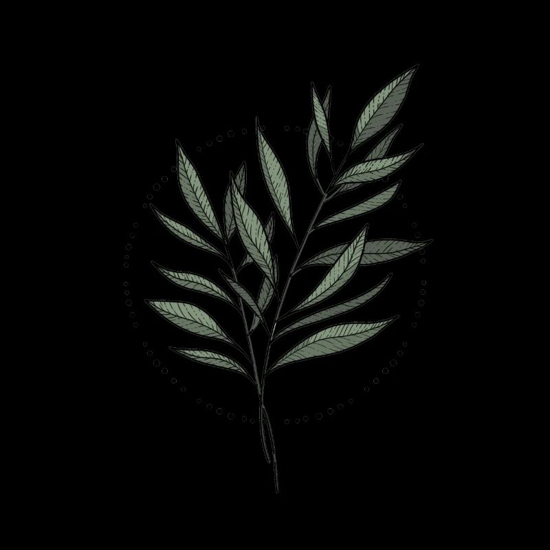 Feuilles Conception mandala