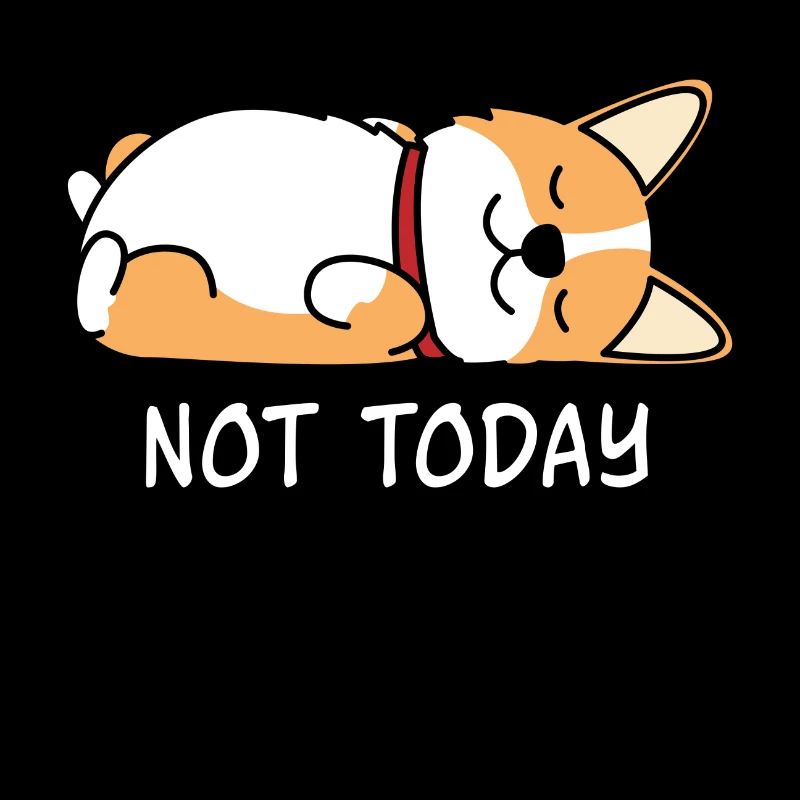 Sleeping lazy dog