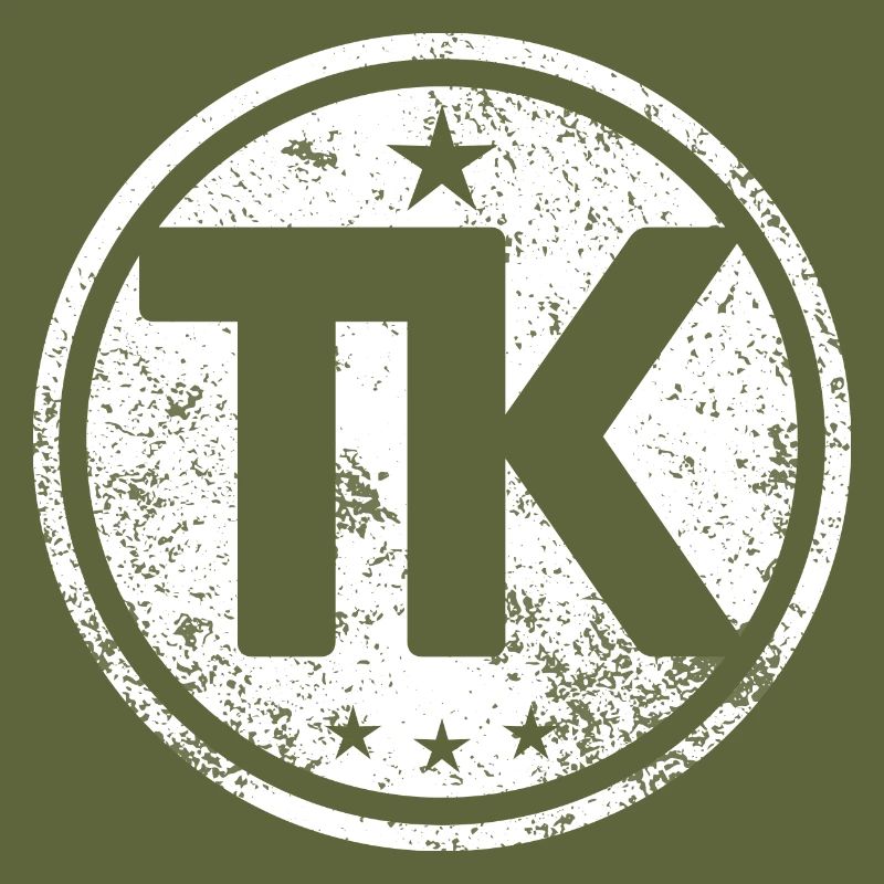 Logo du nom personnel des initiales TK