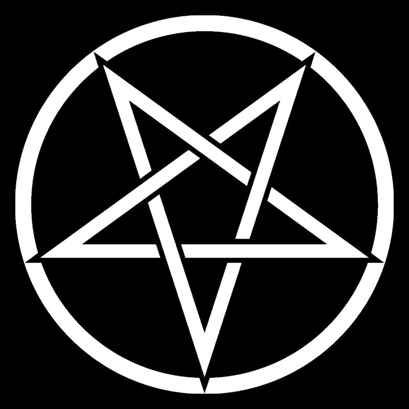 Pentagramm weiß