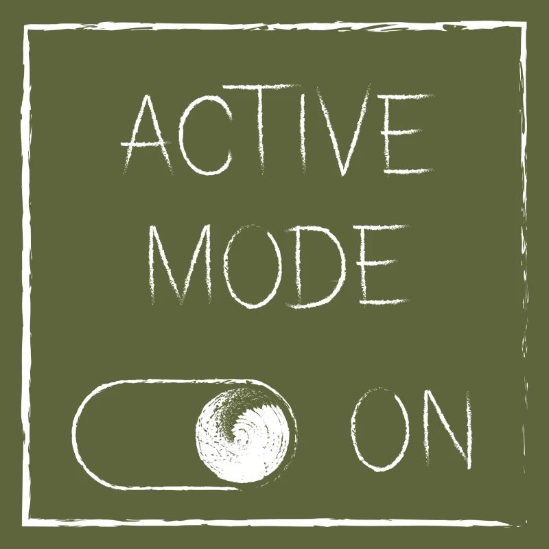Active Mode On | white