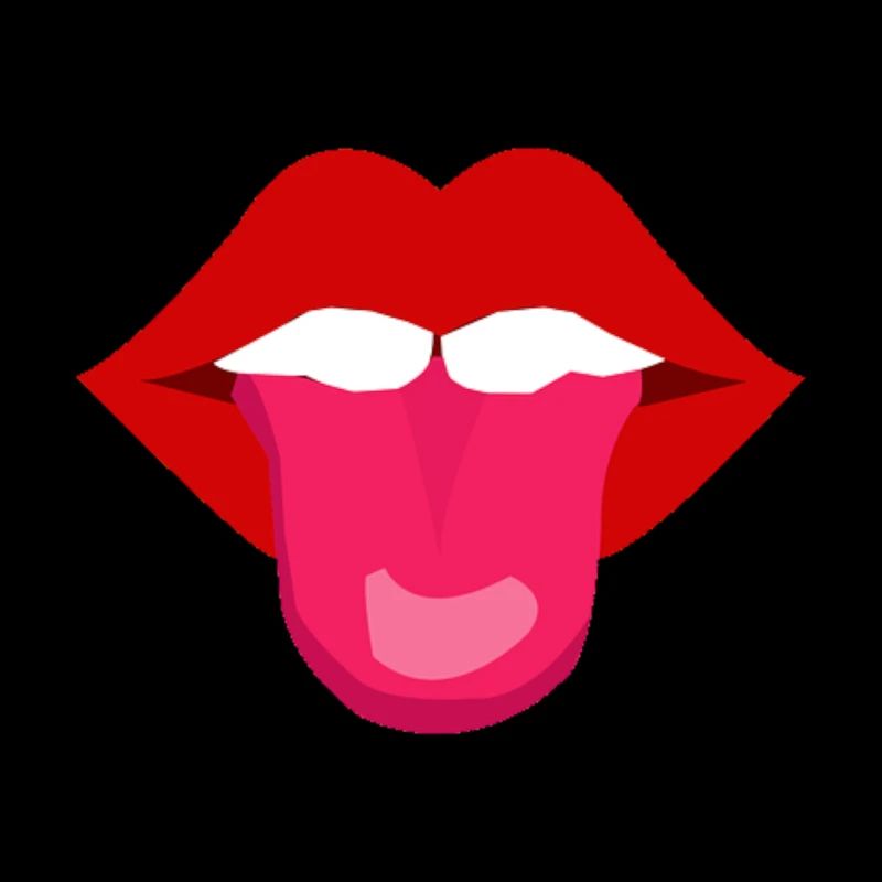 Bouche avec langue | Sortir la langue effrontée drôle