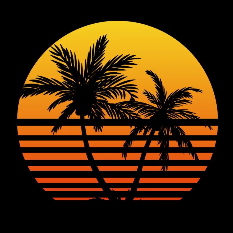 Palm sunset