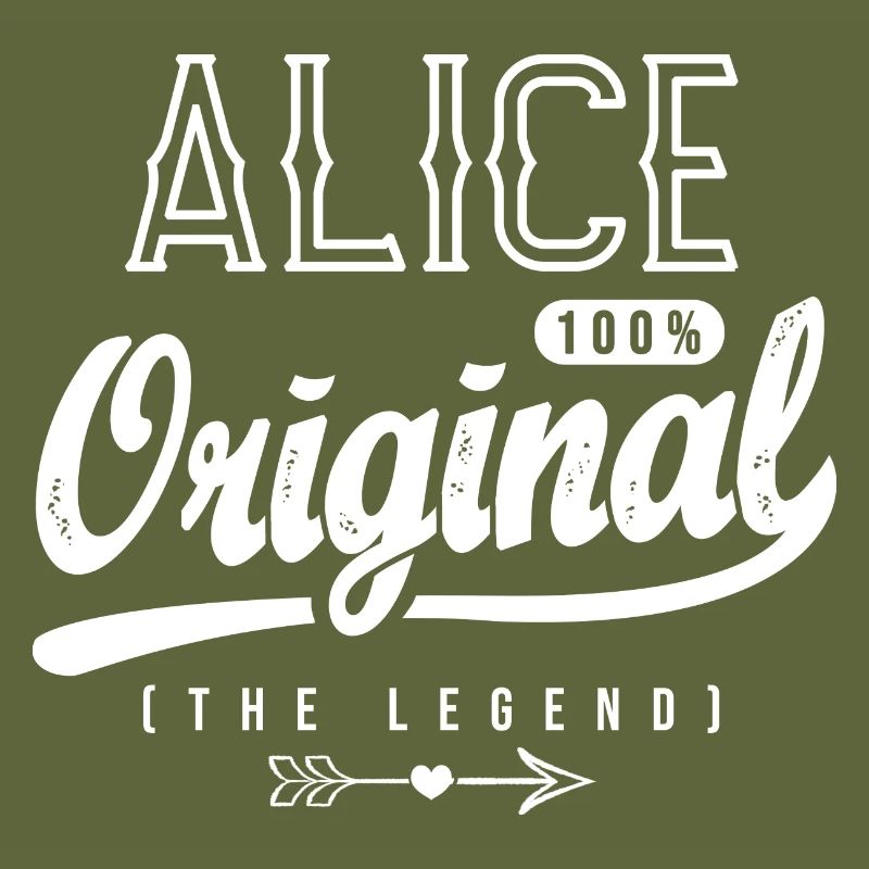 first name ALICE personalized gift christmas birthday
