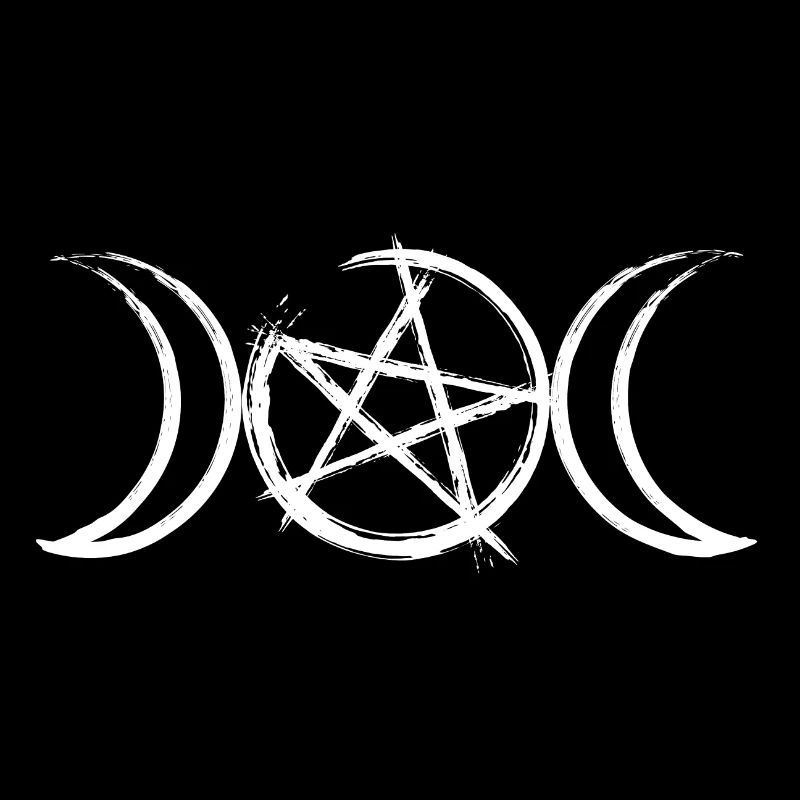 Déesse de la lune Tripple symbole déesse trine