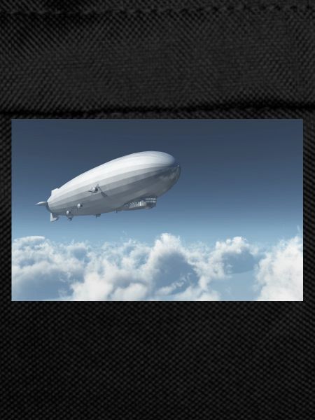 Zeppelin above the clouds