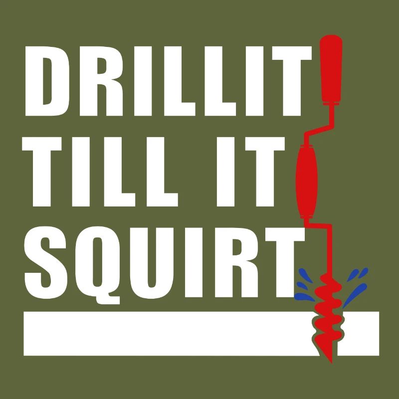 Drill it until it squirts screws screw