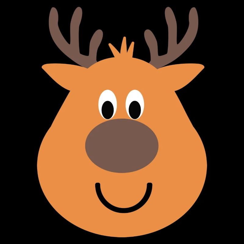 christmas snow reindeer