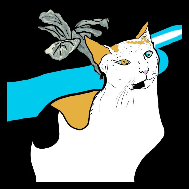 sitzende Katze