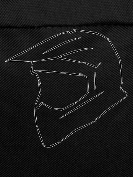 Motorcross helmet sketch