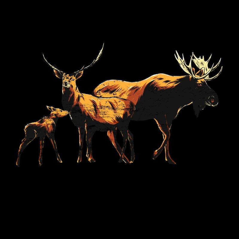 Hirsch Hirsche Jäger Jagd Jagen Elch Waldarbeiter