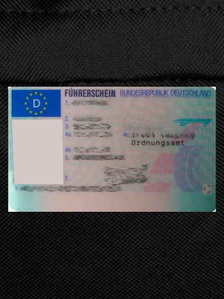 Driver's license front